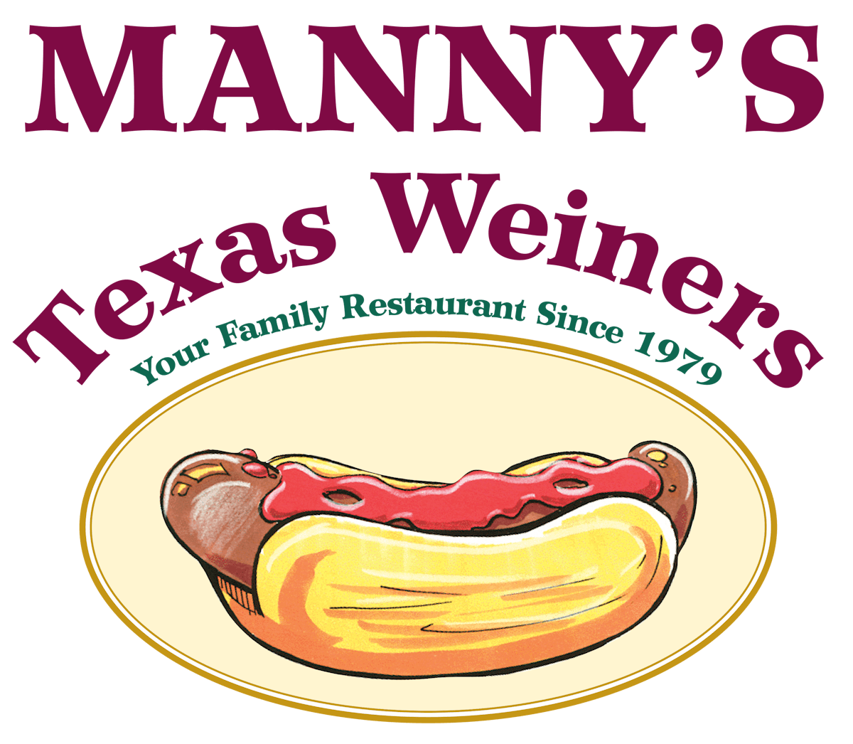 manny's texas weiners logo